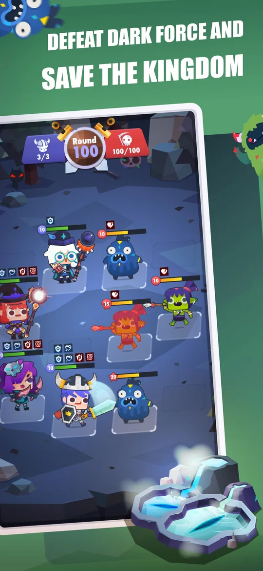 Sleep Hero story battle against monsters