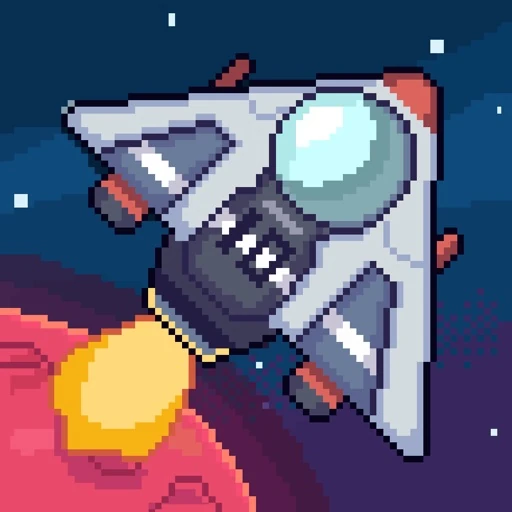 Watch Odyssey app icon with a pixel-art spaceship